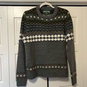 American Eagle Men’s Fair Isle Sweater, Size Medium